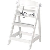 Roba Sit Fun Up hoge stoel incl. afneembare eetplank en beugel, meegroeiend van babystoel tot kinderstoel, houten hoge stoel