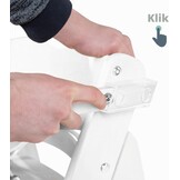 Roba Sit Fun Up hoge stoel incl. afneembare eetplank en beugel, meegroeiend van babystoel tot kinderstoel, houten hoge stoel
