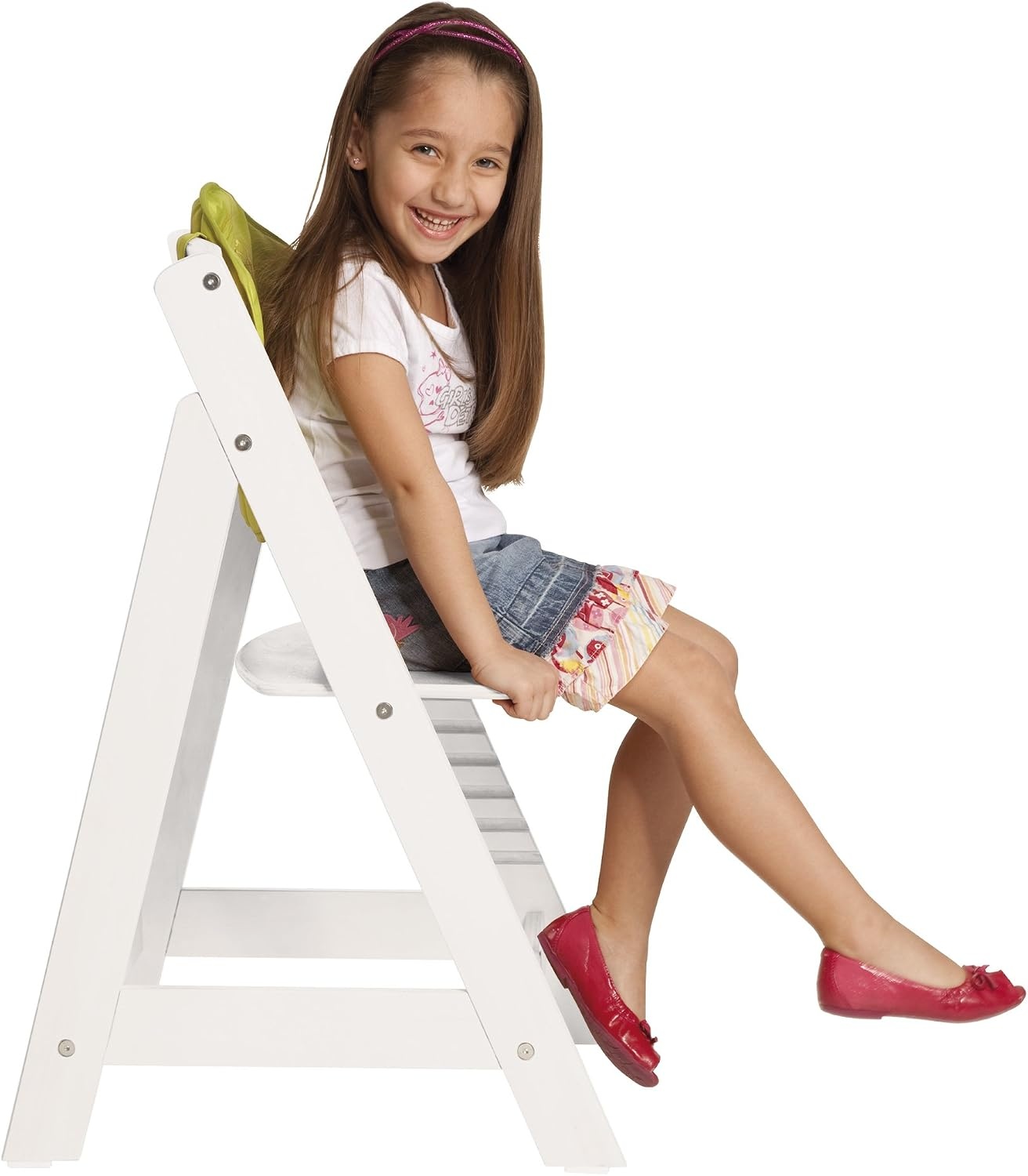 Roba Sit Fun Up hoge stoel incl. afneembare eetplank en beugel, meegroeiend van babystoel tot kinderstoel, houten hoge stoel