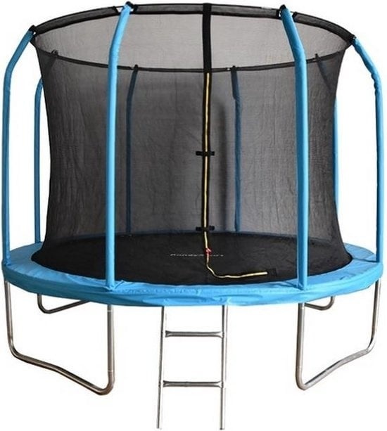 Trampoline - 244 cm - met veiligheidsnet & ladder - tot 80 kg