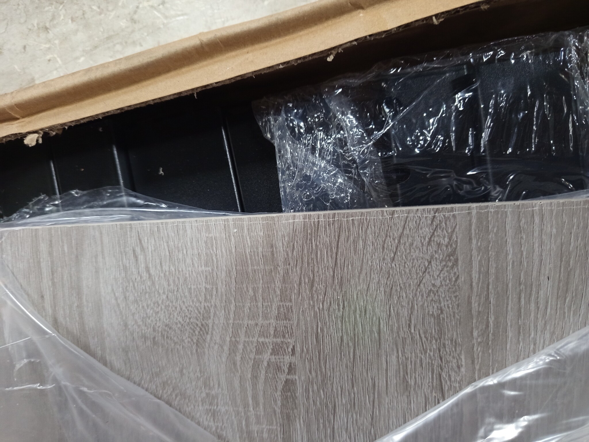 vidaXL Staande Bartafel Bewerkt hout Rechthoekig