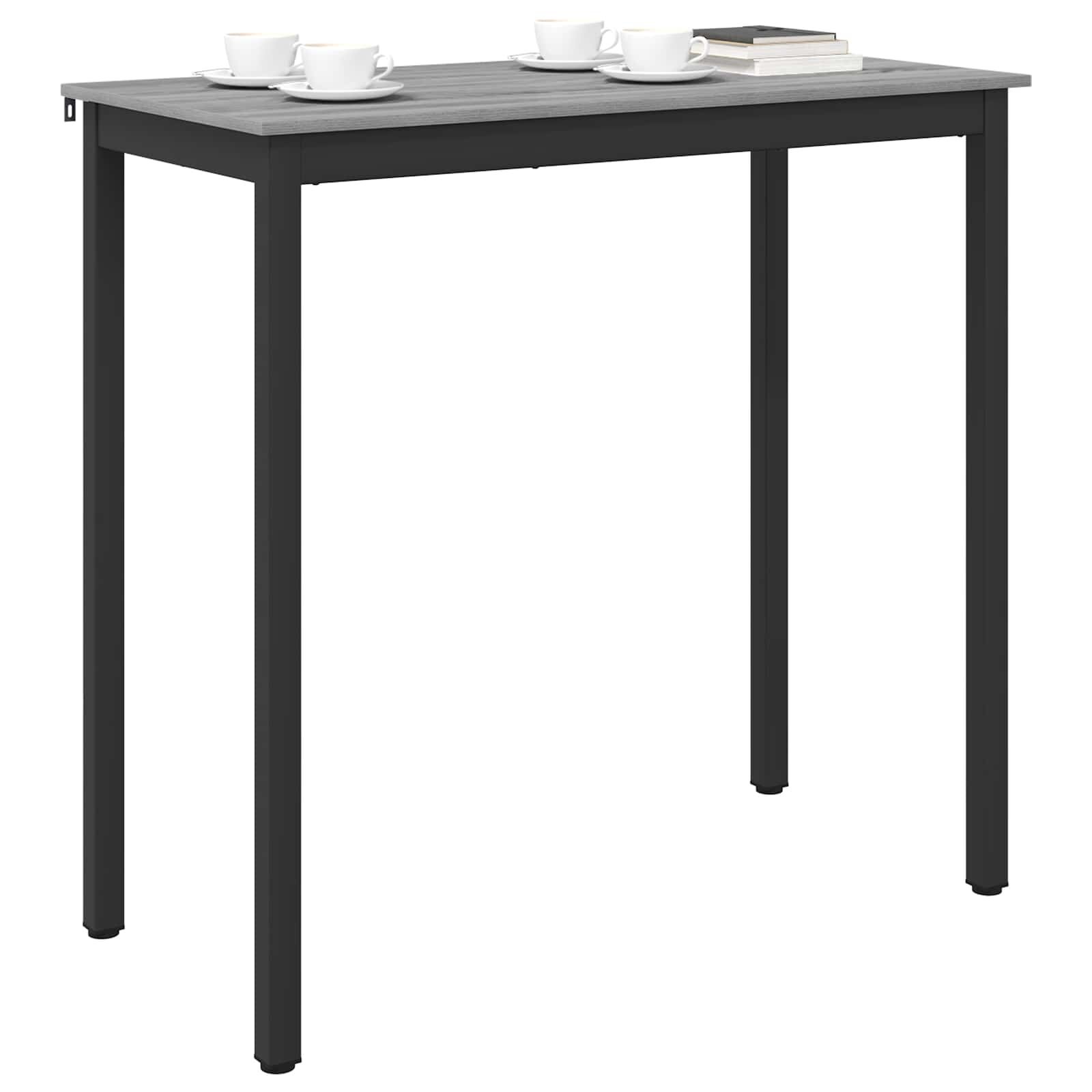 vidaXL Staande Bartafel Bewerkt hout Rechthoekig
