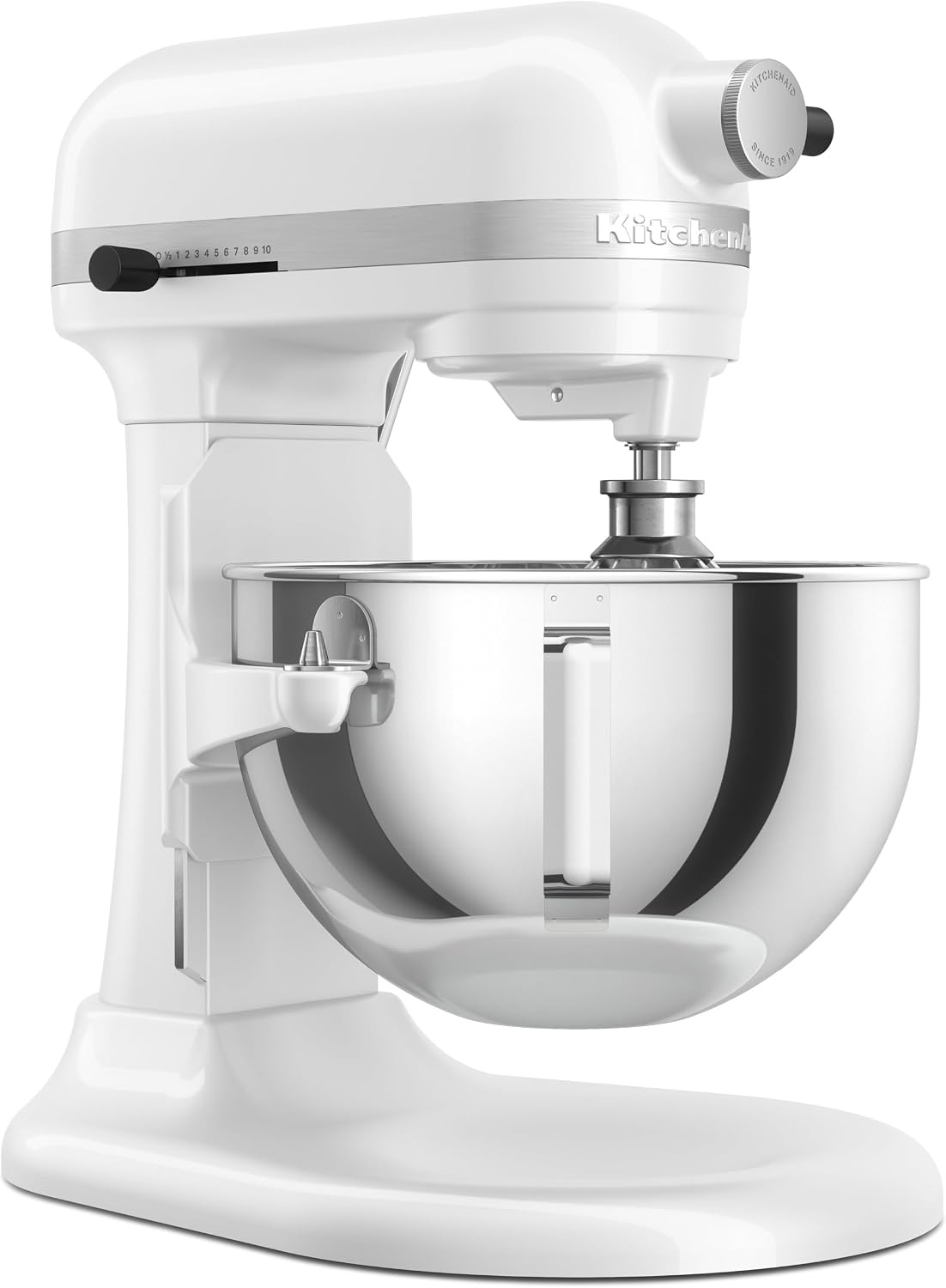 KitchenAid HEAVY DUTY 5KSM55SXXEWH Planetaria met hefschaal, 5,2 liter, wit