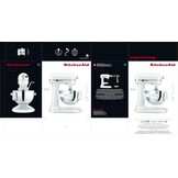 KitchenAid HEAVY DUTY 5KSM55SXXEWH Planetaria met hefschaal, 5,2 liter, wit