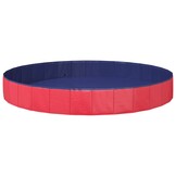 vidaXL Honden zwembad Ø300 x 38 cm Dik PVC Rood
