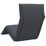 vidaXL Ligstoel inklapbaar 175x54x8,5 cm Oxford stof antracietkleurig