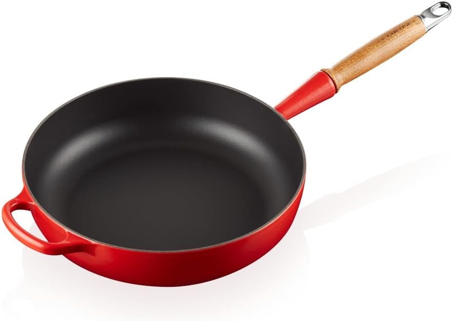 Le Creuset Signature Sautépan met houten handvat 28 cm - Ofenrot