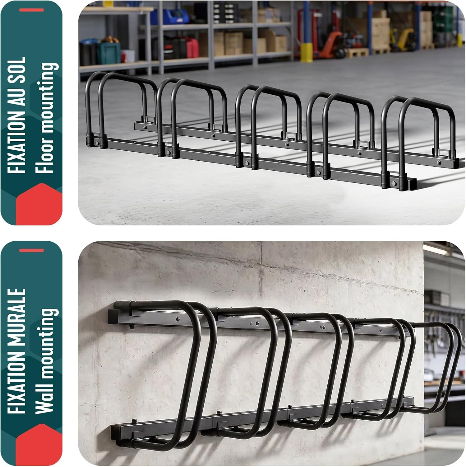 vounot Ratelier 5 fietsen zwart