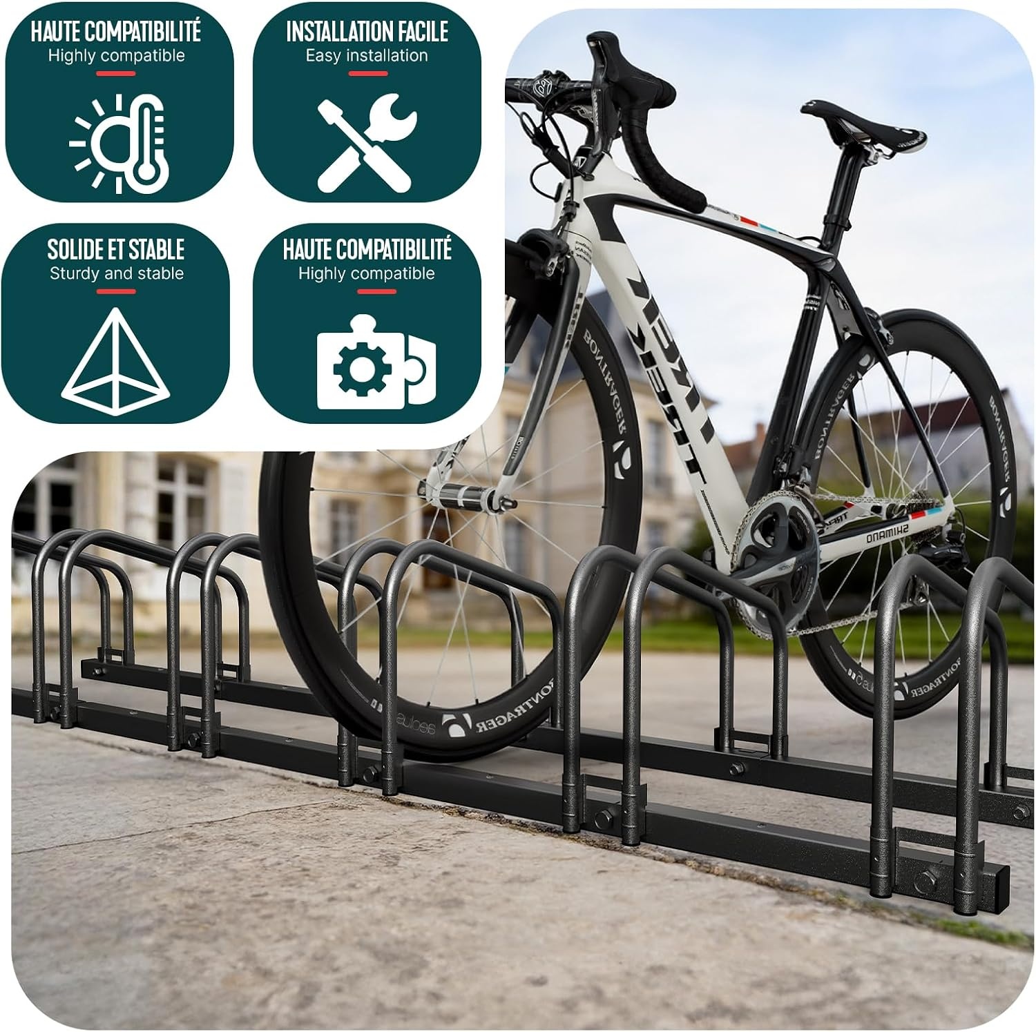 vounot Ratelier 5 fietsen zwart