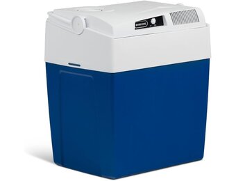 MOBICOOL ME27 elektrische koelbox 26L – 12V en 230V – Draagbare camping koelbox voor auto, vrachtwagen en outdoor gebruik – Betrouwbare koelprestaties onderweg – Blauw