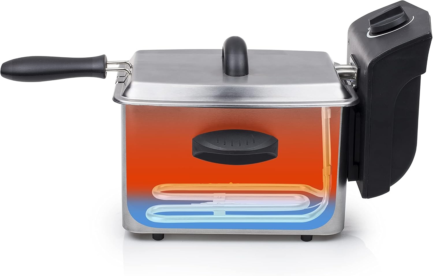 Tristar FR-6919 Friteuse – Compacte 2 liter Frituurpan – 800 Watt - Maat 2 Liter