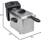 Tristar FR-6919 Friteuse – Compacte 2 liter Frituurpan – 800 Watt - Maat 2 Liter