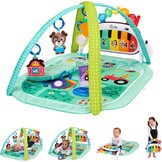 Baby Einstein Farm Explorers 4-in-1 Kickin' Tunes Muzikale Weide Muziek & Taalontdekking Gym, vanaf 0 maanden