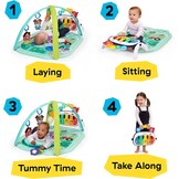Baby Einstein Farm Explorers 4-in-1 Kickin' Tunes Muzikale Weide Muziek & Taalontdekking Gym, vanaf 0 maanden