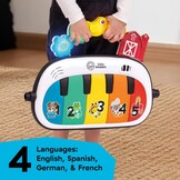 Baby Einstein Farm Explorers 4-in-1 Kickin' Tunes Muzikale Weide Muziek & Taalontdekking Gym, vanaf 0 maanden