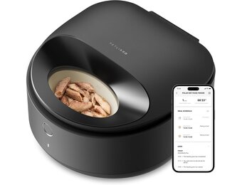 PETLIBRO Voederautomaat voor katten, natvoer, 2,4 GHz wifi smart app-bediening, herziening natvoerautomaat voor katten met halfgeleiderkoeling, 3 dagen echte versheid, wet food voerdispenser voor