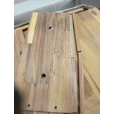 vidaXL Tuinkast met lade met opslag met de deur Bruin 78 x 36.5 x 78cm