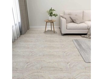 vidaXL Vloerplanken 20 st zelfklevend 1,86 m² PVC beige