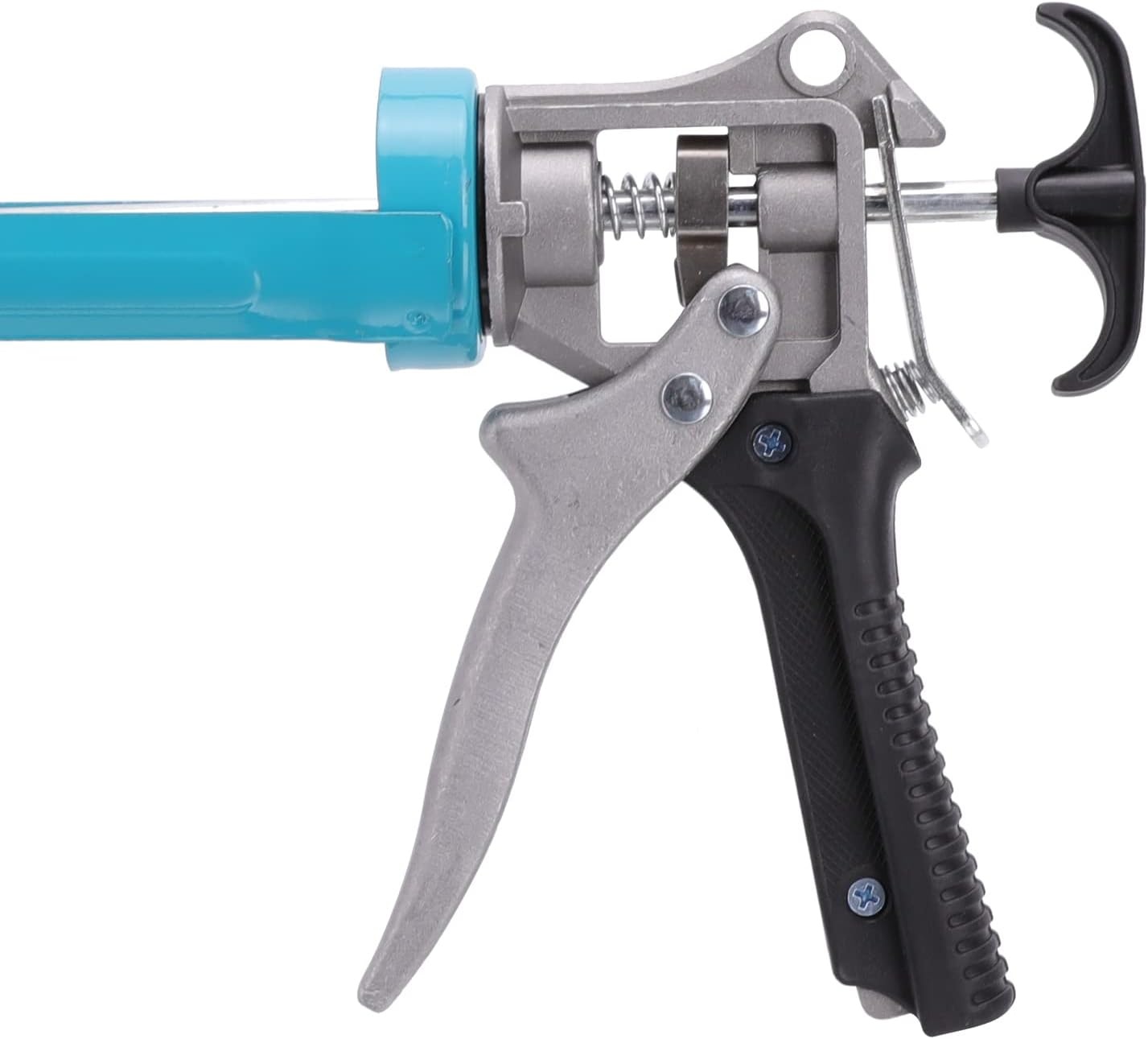 Amazon Basics Kitspuit voor 310 ml patronen, blauw/grijs, 12:1 overbrengingsverhouding