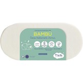 P'tit Lit Bamboe Wiegras - 72x32 cm - Ivoor - Omkeerbaar en Afneembare hoes