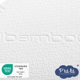 P'tit Lit Bamboe Wiegras - 72x32 cm - Ivoor - Omkeerbaar en Afneembare hoes