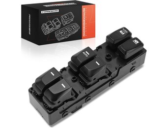 Frankberg Elektrische Raamschakelaar - Voorkant Links - Zwart - Compatibel met Hyundai iX35 2009-2015