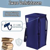 VENO 4-pack verhuiszakken Heavy-Duty extra groot met rugzakriemen, benodigdheden voor verhuizing, sterke handgrepen en ritssluitingen, kledingopslag, verpakking, waszakken, herbruikbaar en duurzaam