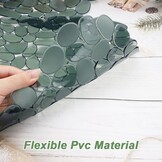 Set van 2 Spoelbakmatten - Pebble Design - Groen - 30 x 40 cm