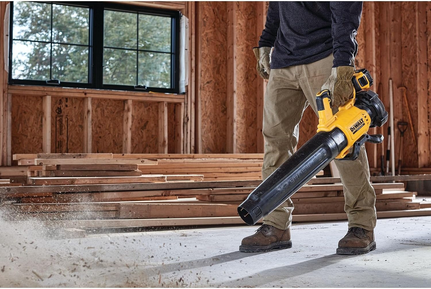 DEWALT 18V XR Brushless Bladblazer - DCMBL562N-XJ - Zwart/Geel - Body Only