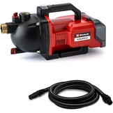Einhell Accu-Tuinpomp AQUINNA 36/30 Set - Rood/Zwart - Inclusief 4 meter zuigslang