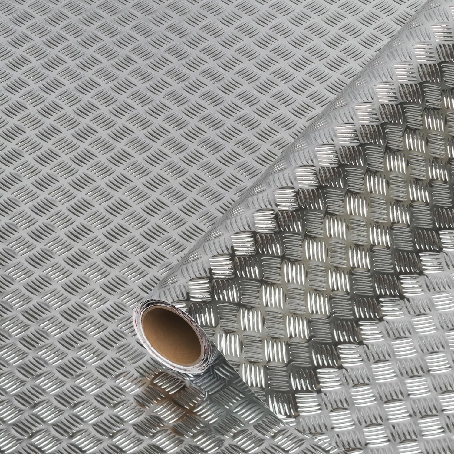 d-c-fix Zelfklevende Meubelfolie - Staalgrijs Metallic Look - 67,5 cm x 150 cm