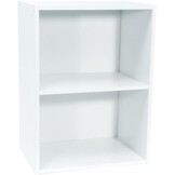 WerkaPro 9669 – opbergkast – 54 x 40 x 29 cm – wit – 2 holletjes – levering in een set