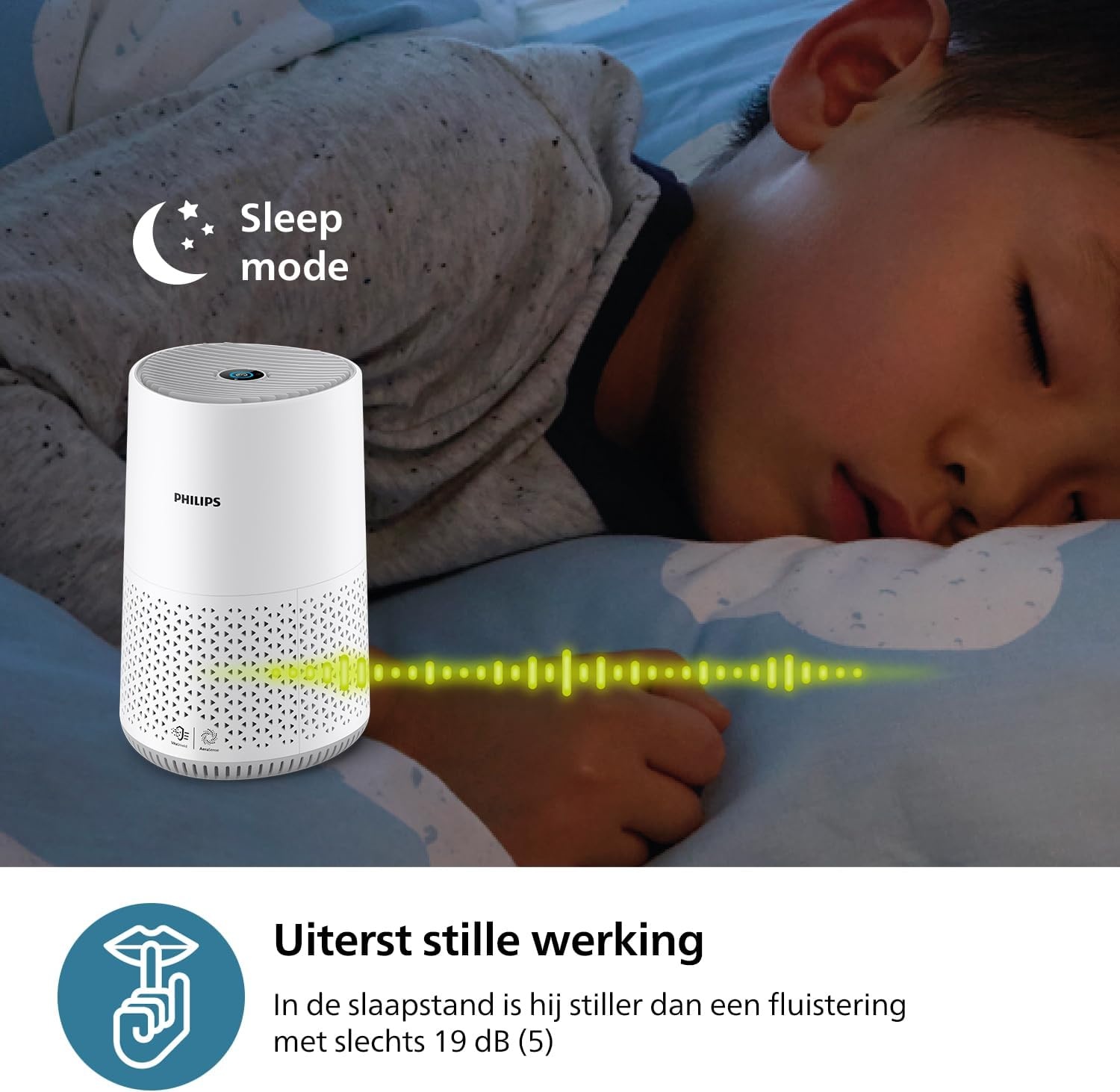 Philips Air Purifier 600 Series Luchtzuiveraar - Tot 44m2 - Wit/Beige
