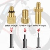 Hejo Fietsventiel Adapterset 33-delig - Messing - Universeel - Goud