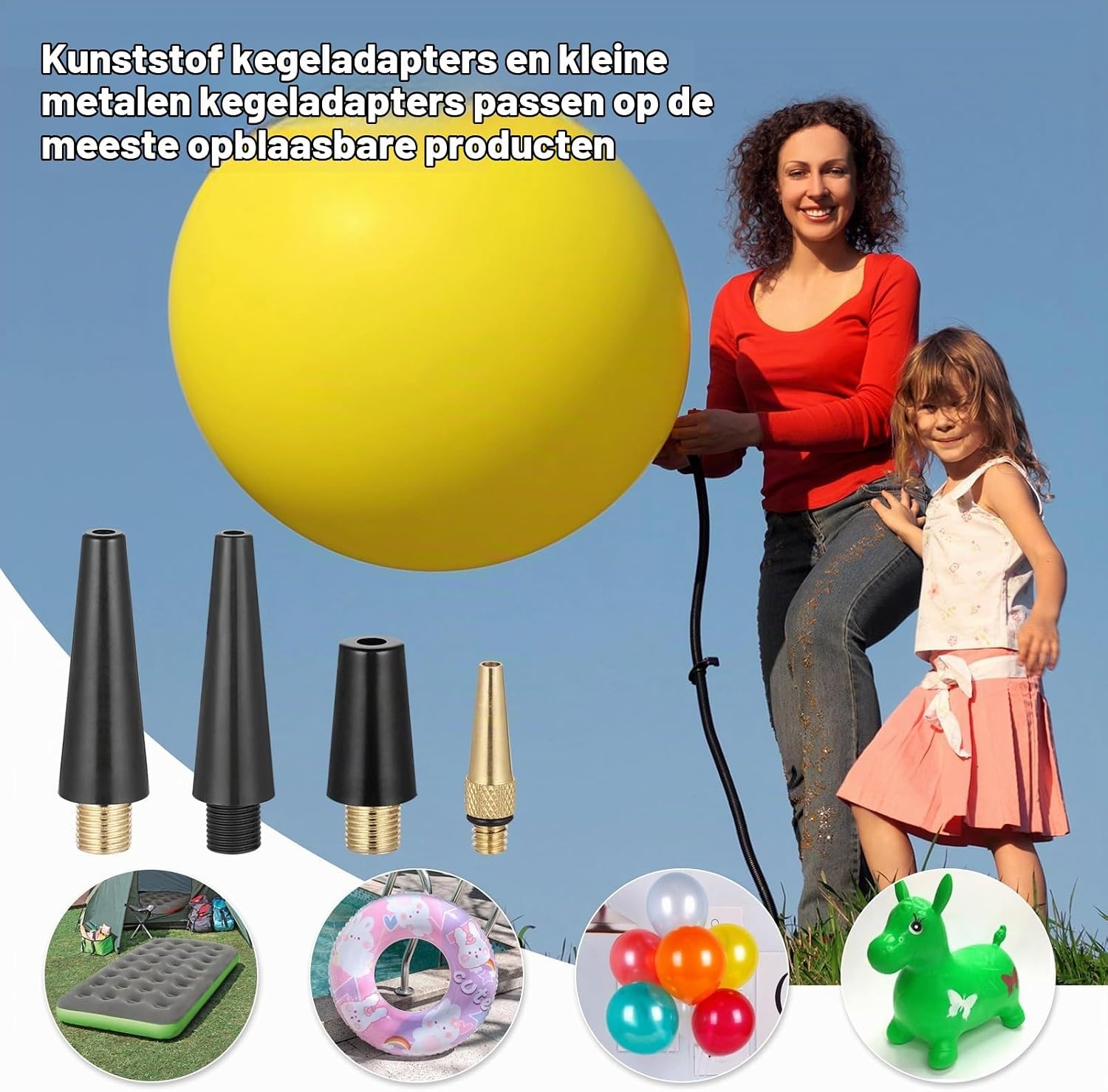 Hejo Fietsventiel Adapterset 33-delig - Messing - Universeel - Goud