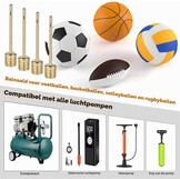 Hejo Fietsventiel Adapterset 33-delig - Messing - Universeel - Goud