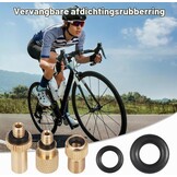 Hejo Fietsventiel Adapterset 33-delig - Messing - Universeel - Goud