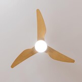 Cecotec Plafondventilator met Licht EnergySilence Aero 5250 WhiteWood. 62W, Diameter 48 inch, 3 Snelheden, Timer en Winter/Zomer Modus