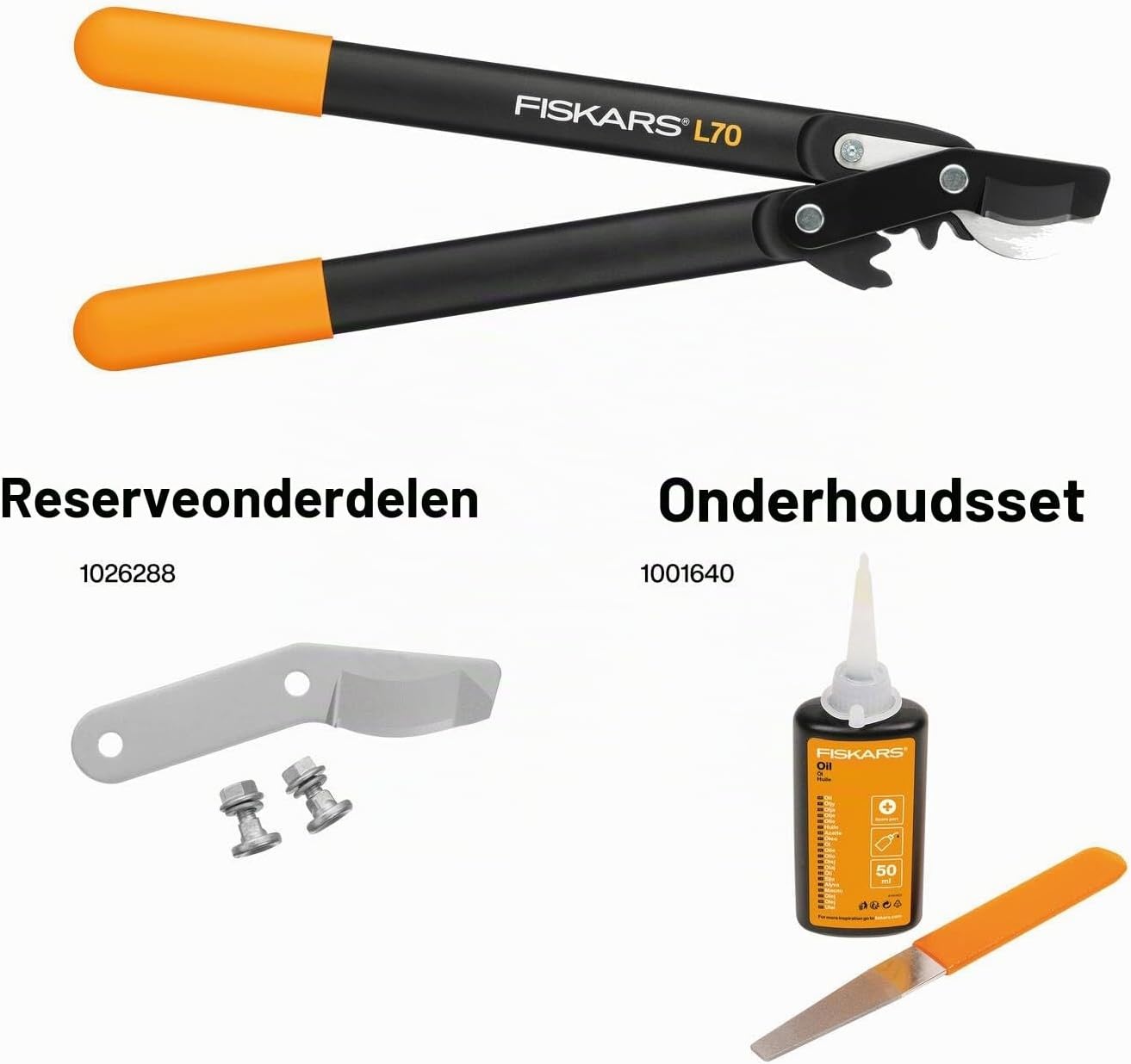Fiskars PowerGear II Bypass-takkenschaar voor vers hout
