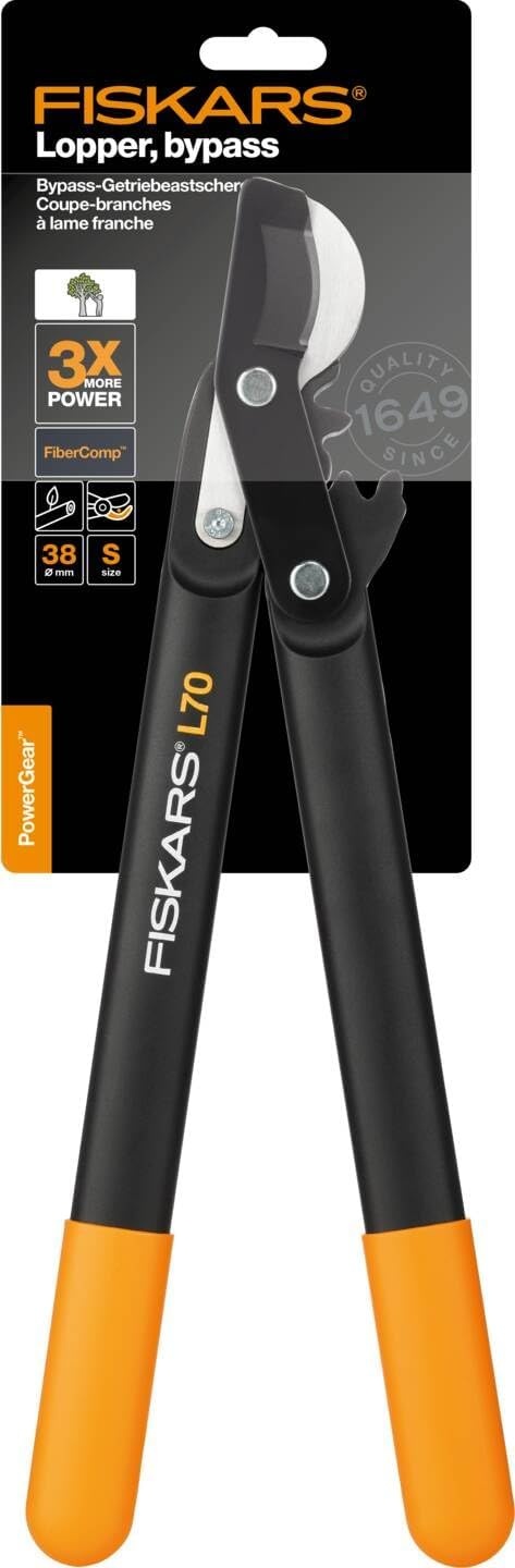 Fiskars PowerGear II Bypass-takkenschaar voor vers hout