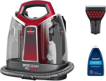 BISSELL SpotClean ProHeat Vlekkenreiniger - Rood/Zwart - 330W