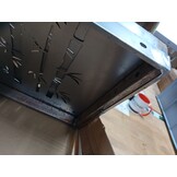 vidaXL Poort 85x75 cm bamboe-ontwerp cortenstaal