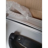 vidaXL Cd-koffer voor 80 cd's aluminium ABS zilverkleurig