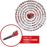 Einhell Professional Accu Bladblazer GP-LB 36/230 Li E BL-Solo - Rood/Zwart - 230 km/u - Zonder Accu