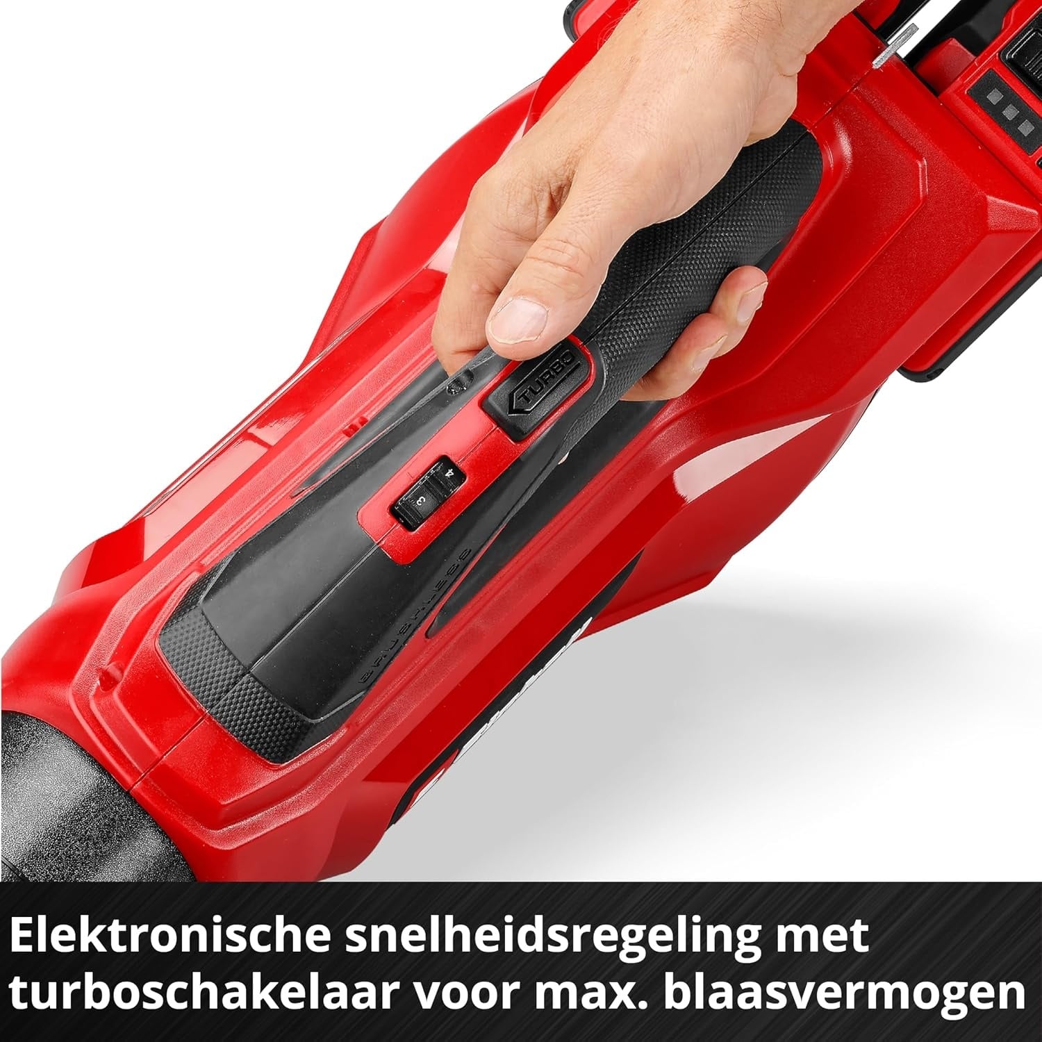 Einhell Professional Accu Bladblazer GP-LB 36/230 Li E BL-Solo - Rood/Zwart - 230 km/u - Zonder Accu