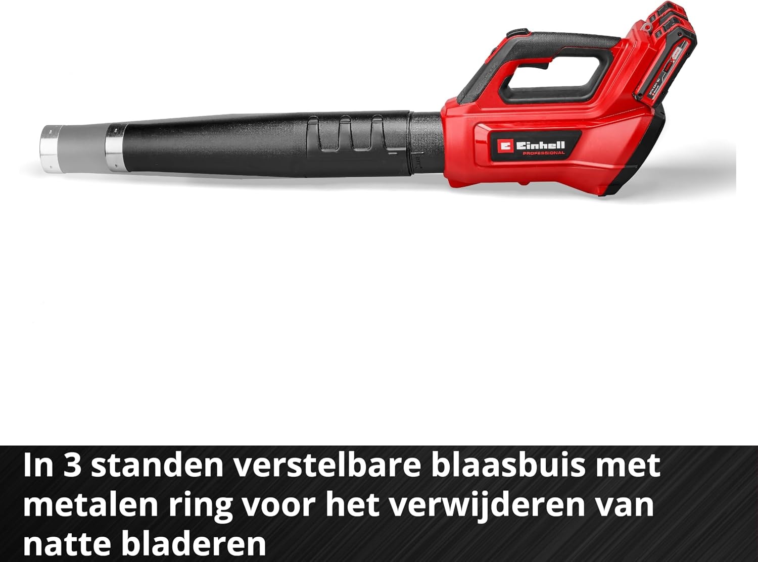Einhell Professional Accu Bladblazer GP-LB 36/230 Li E BL-Solo - Rood/Zwart - 230 km/u - Zonder Accu