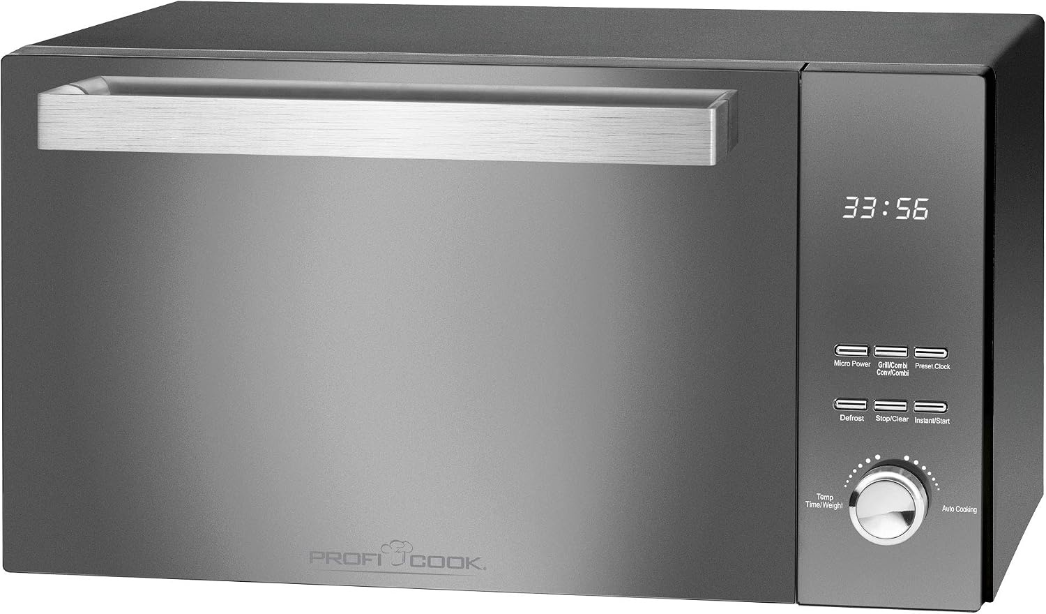 ProfiCook PC-MWG 1204 Magnetron met Grill - 23 liter - Zwart