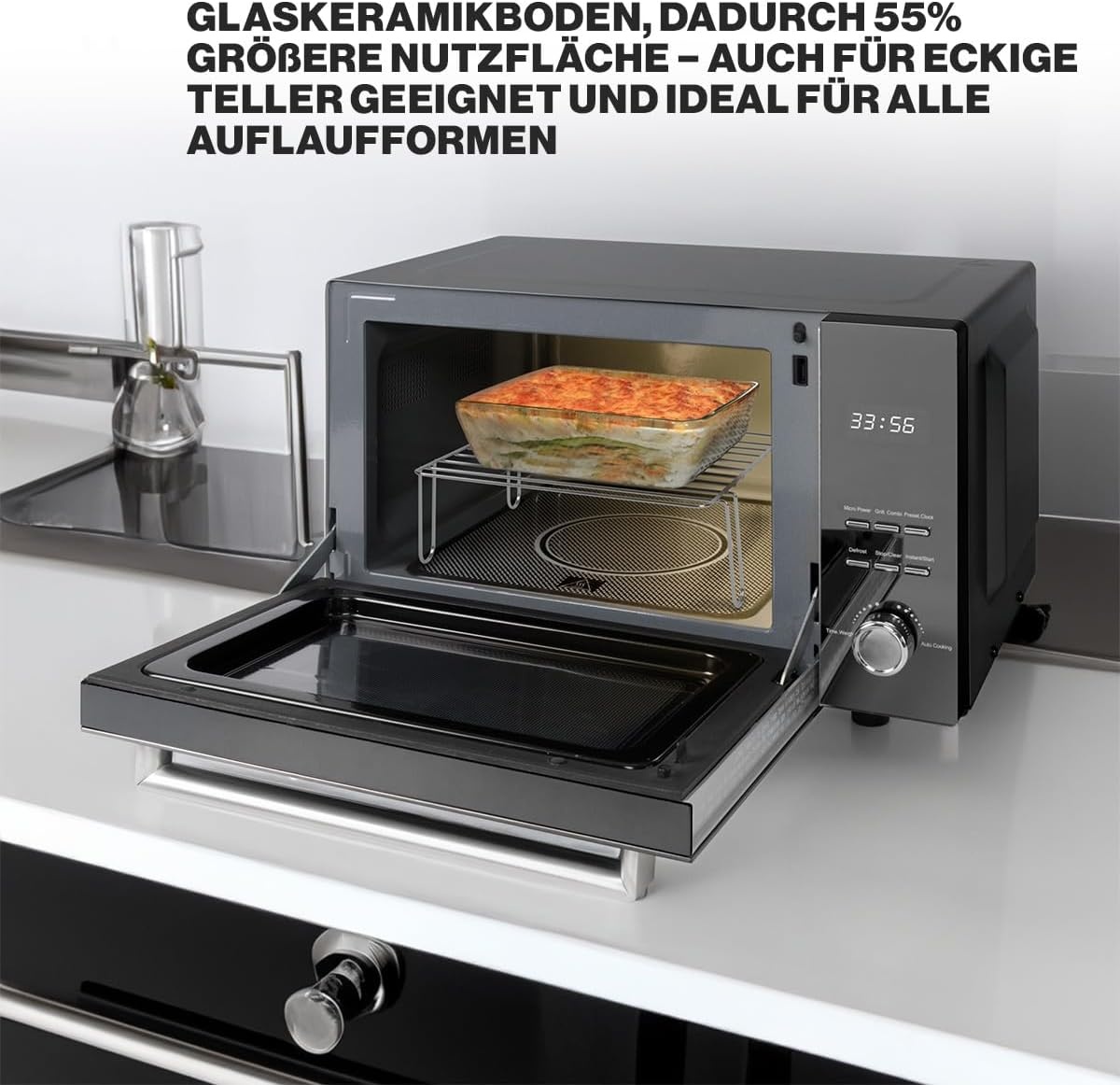 ProfiCook PC-MWG 1204 Magnetron met Grill - 23 liter - Zwart