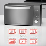 ProfiCook PC-MWG 1204 Magnetron met Grill - 23 liter - Zwart