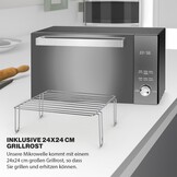 ProfiCook PC-MWG 1204 Magnetron met Grill - 23 liter - Zwart